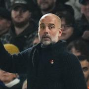 Manchester Citys tränare Pep Guardiola. 