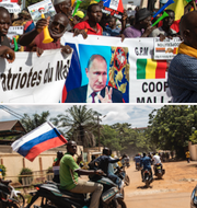 Pro-ryska demonstrationer i Mali och Burkina Faso/Troliga Wagnersoldater anländer i Mali (Arkivbilder) TT