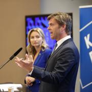Ebba Busch (KD) och Hans Eklind (KD). Arkivbild.