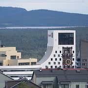 Kirunas stads nya skyline. Arkivbild.
