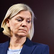 
Socialdemokraternas partiledare Magdalena Andersson (S).