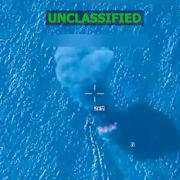 En av attackerna den amerikanska militären publicerat.