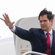 Marco Rubio på besök i Costa Rica. 