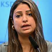 Vänsterpartiets partiledare Nooshi Dadgostar.