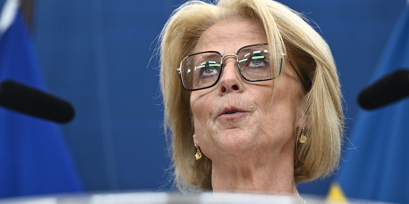 Finansminister Elisabeth Svantesson (M).