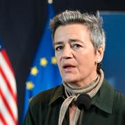  EU:s konkurrenskommissionär Margrethe Vestager. Arkivbild.