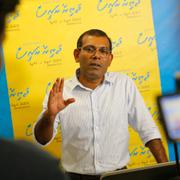 Den tidigare presidenten Mohamed Nasheed. 