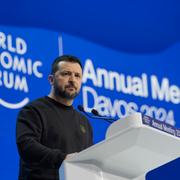 Volodymyr Zelenskyj på Davos 2024