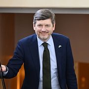 Centerpartiets Martin Ådahl i riksdagen, arkivbild från 2025.