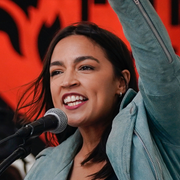 Demonstranter, Ocasio-Cortez. 