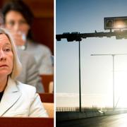 Kommunstyrelsens ordförande Anneli Hulthén ( S ) under möte om trängselskatt