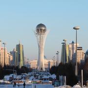 Kazakstans huvudstad Astana.