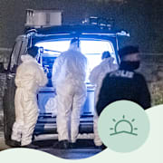 Polisen i Hörby på tisdagen.