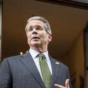 USA:s finansminister Scott Bessent på söndagen.
