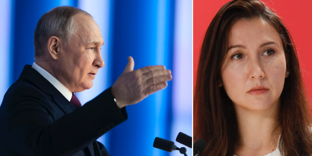 Vladimir Putin/Aida Hadzialic. TT