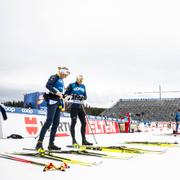 Frida Karlsson under ett träningstillfälle i fredags.