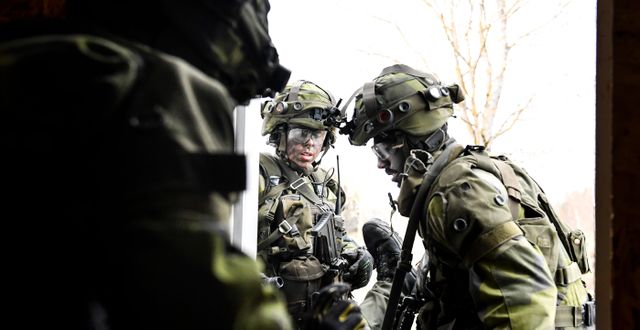 Illustrationsbild, svenska försvarsmakten.  Pontus Lundahl/TT / TT NYHETSBYRÅN