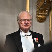 Kungen ute på uppdrag i december förra året.