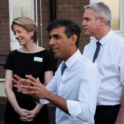 NHS-chefen Amanda Pritchard, premiärminister Rishi Sunak och hälsominister Steve Barclay.