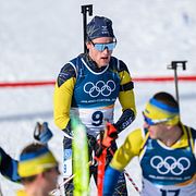 Samuelsson efter målgången. 