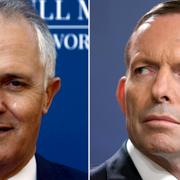 Malcolm Turnbull och Tony Abbott.