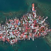 Ön Gardi Sugdub i Panama hotas av havsnivåhöjningar.