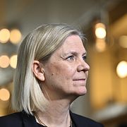 Socialdemokraternas partiordförande Magdalena Andersson (S).