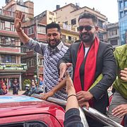 Balendra Shah under sin kampanj.