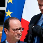 François Hollande och premiärminister Manuel Valls.