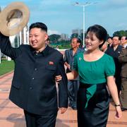 Kim Jong-un och Ri Sol-ju, 2012.