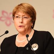 Michelle Bachelet, FN:s chef för mänskliga rättigheter. Arkivbild.