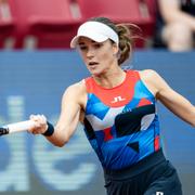 Mirjam Björklund under sommarens Nordea Open i Båstad. 