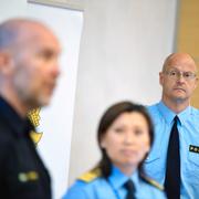 Polisens pressträff om ”Operation Rimfrost”.