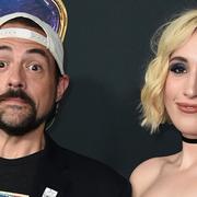 Kevin Smith med dottern Harley Quinn SMith