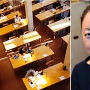 Arkivbilder. Tove Lifvendahl till höger.