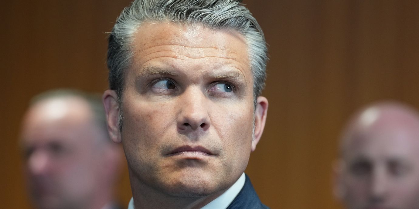 USA:s försvarsminister Pete Hegseth.