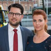 Arkivbild: Jimmie Åkesson och Louise Erixon.