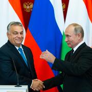 Orbán och Putin vid ett tidigare tillfälle.
