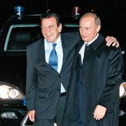 Gerhard Schröder och Vladimir Putin, 2005.