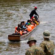 Migranter i Panama, 6 oktober. 