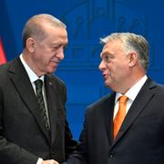 Erdogan och Orbán, 18 december 2023. 