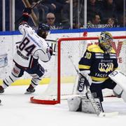 Linköpings Jimmy Andersson (84) gör 1–0.