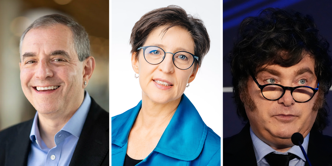 Argentinas president Javier Milei och de amerikanska forskarna Susan Athey och David Autor finns med bland namnen inför årets ekonomipris.