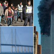 Flyktingar anländer till Sverige, Öresundsbron, attackerna mot World Trade Center 2001.