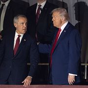 Mark Carney och Donald Trump.