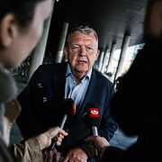 Lars Løkke Rasmussen efter regeringsförhandlingar 17 maj.