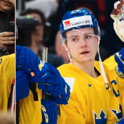 Lagkapten Lias Andersson gav bort sin medalj till en man i publiken efter förlusten mot Kanada.