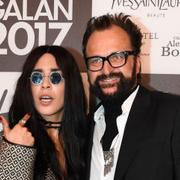 Lindeberg tillsammans med Loreen vid Elle-galan 2017.