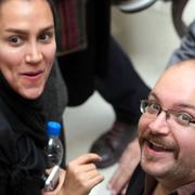 Journalisterna Yeganeh Saleh och Jason Rezaian (2013)