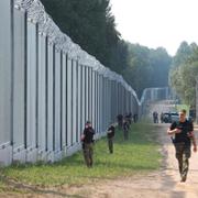 Polska gränsen mot Belarus.